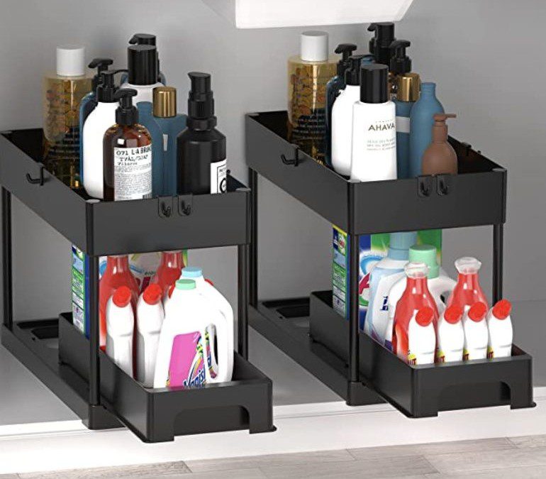 2 Pack Under the Sink Organizers – $17.99 shipped!