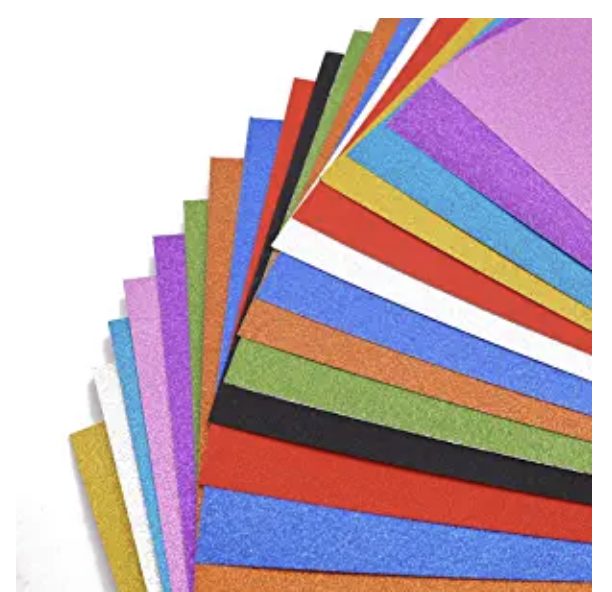 50% off Glitter Cardstock – 20 Sheets – $4.49 {Just $0.22 a sheet!}
