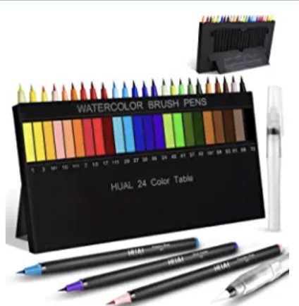 Watercolor Brush Pens Set – $10.19 (Reg. $17)