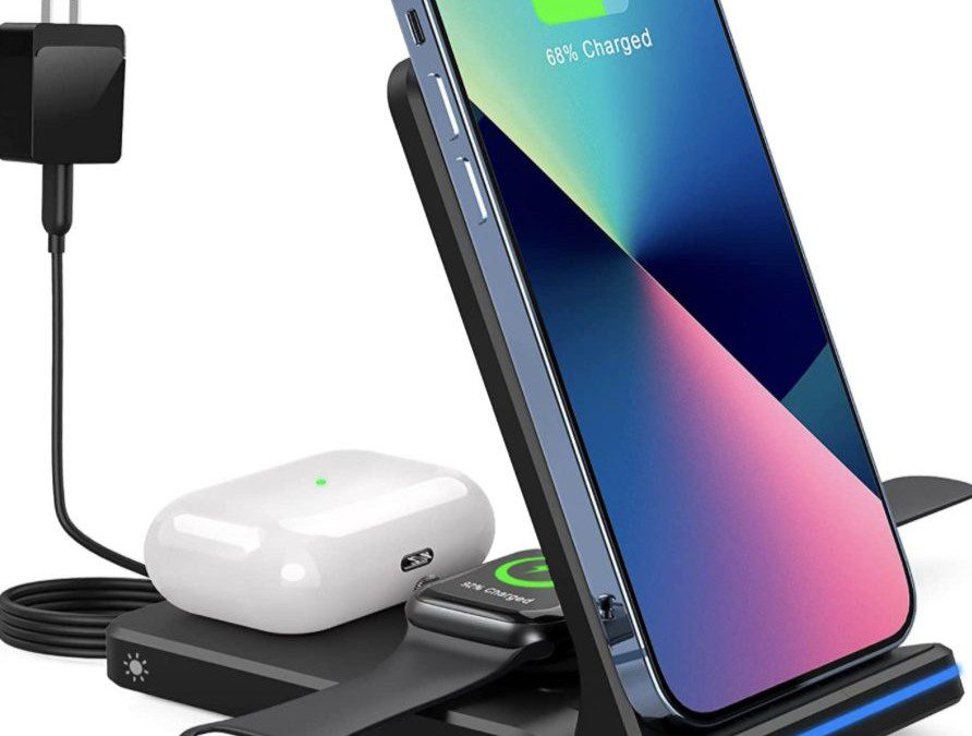 57% off 3-in-1 Wireless Charging Station – Just $12.90 shipped!
