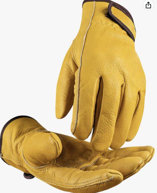 50% off Winter Leather Work Gloves