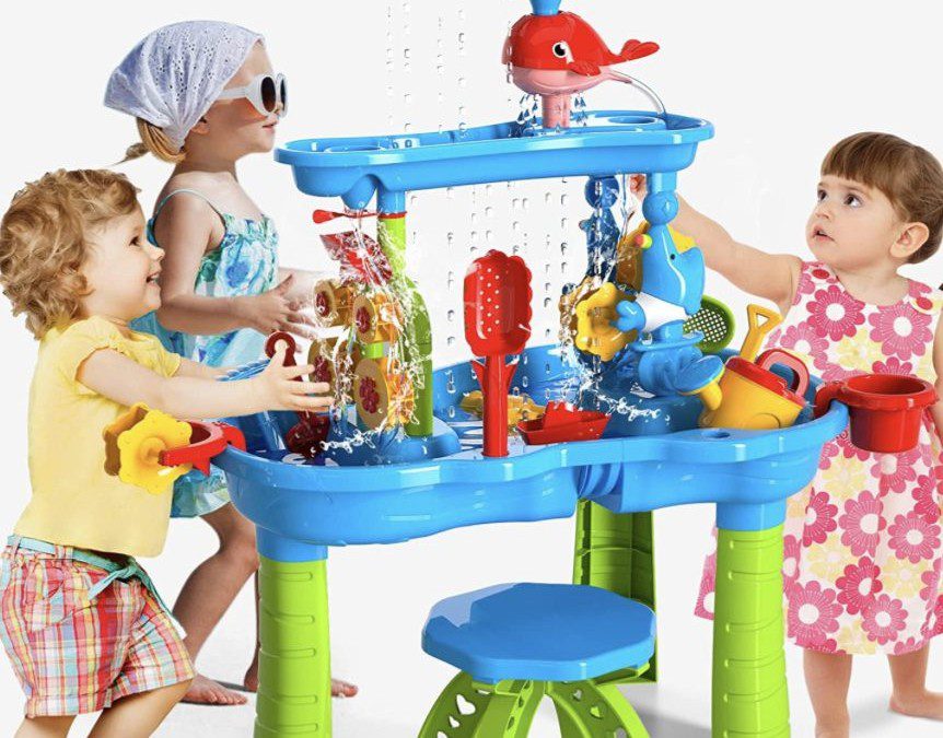 55% off Kids Sand & Water Table – $26.99 shipped! {This could be fun in the SNOW too!}