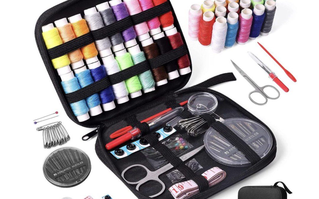 Portable Sewing Kit with Case – $6.19 shipped!