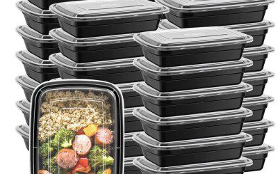 50 Pack Reusable To-Go Lunch Containers (Meal Prep) – Just $16.79 shipped!