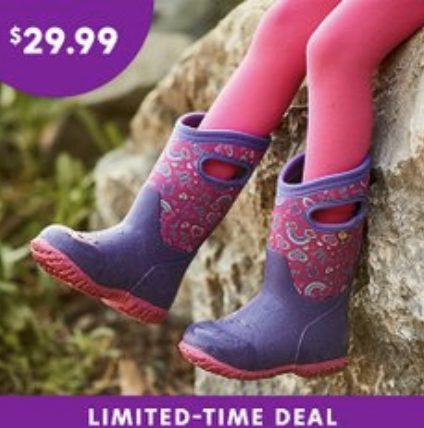 Bogs Neoprene Boots for Kids – Just $26.99 with the Additional 10% off!  (Reg. 85!)