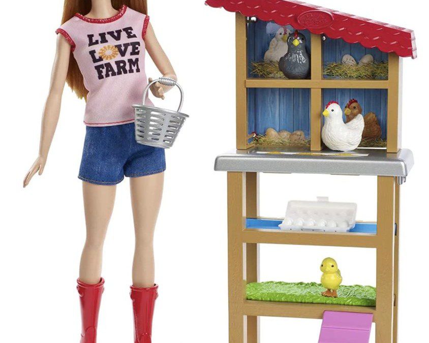 Barbie Chicken Farmer Doll Set – $22.99 shipped
