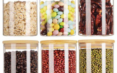 Set of 6 Glass Storage Jars – (13.5 oz each) $16.19 shipped!
