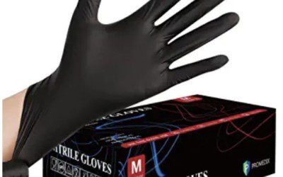 100 Count Black Nitrile Gloves – $8.39 shipped!