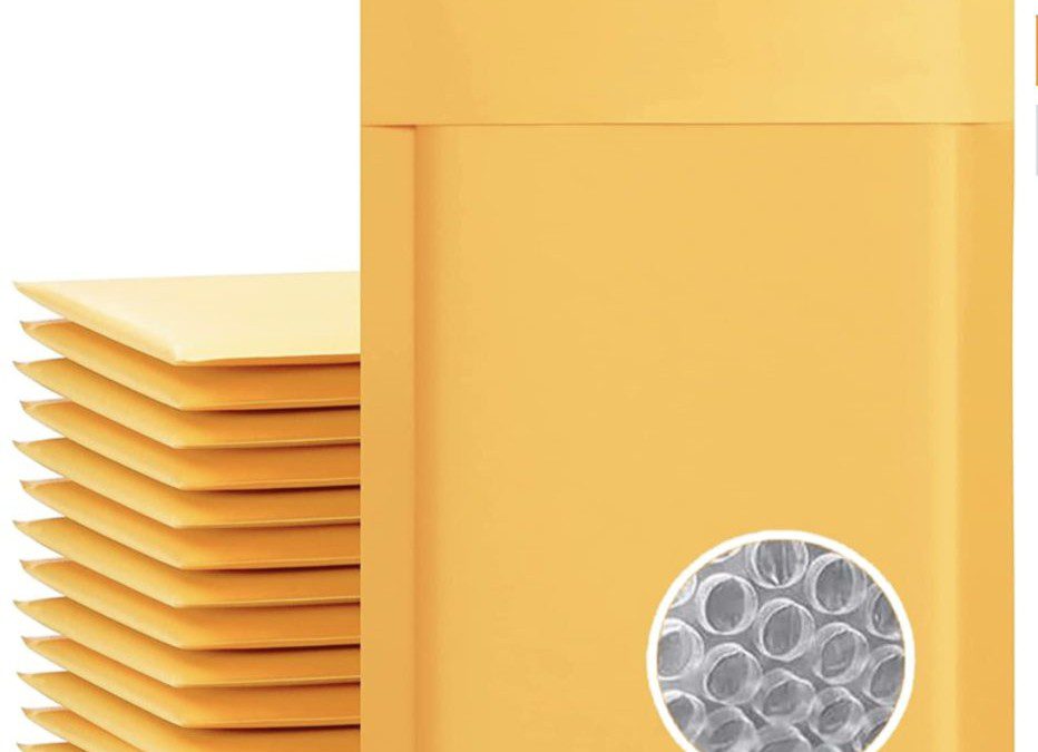 50% off Kraft Bubble Envelopes – 4×8 and 6×10 (50 and 100 count!)