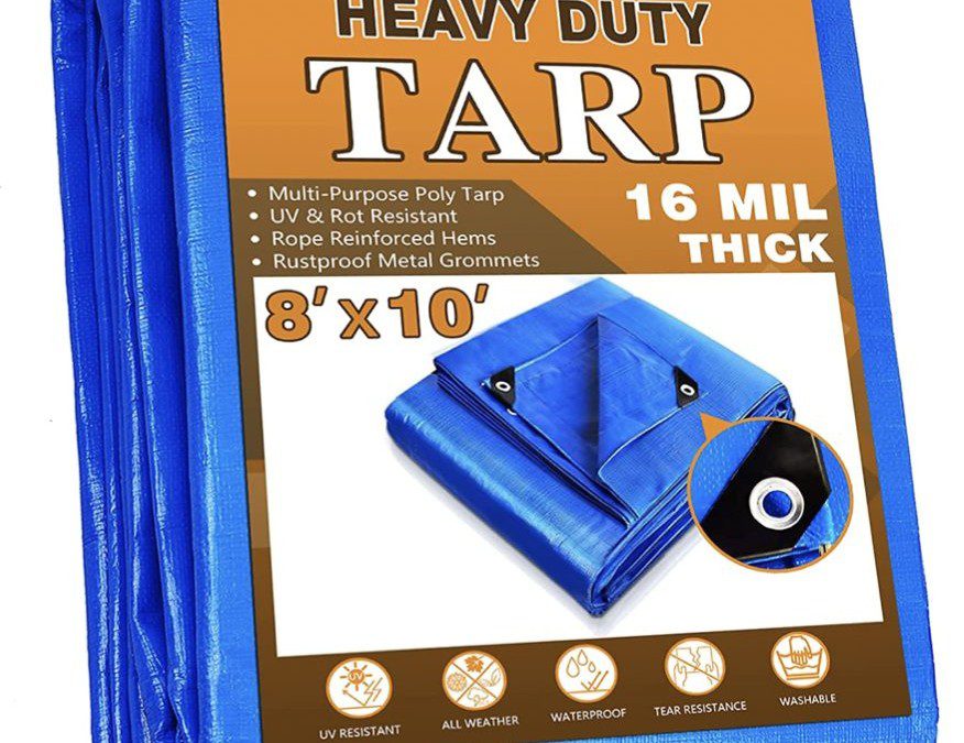 Heavy-Duty 8′ x 10′ Tarp Cover – Just $16.49 shipped!