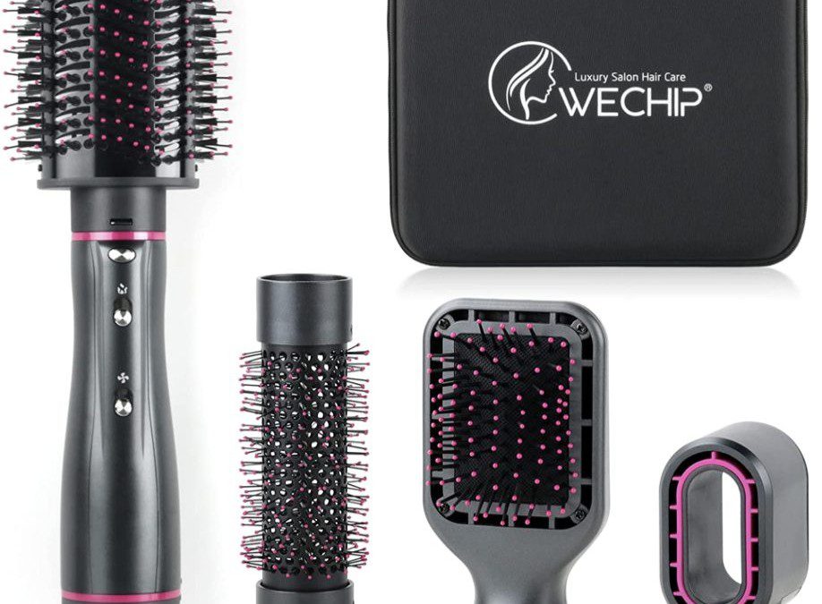 55% off Hair Dryer Brush with 4 Attachments & Case- Just $31.49 shipped!