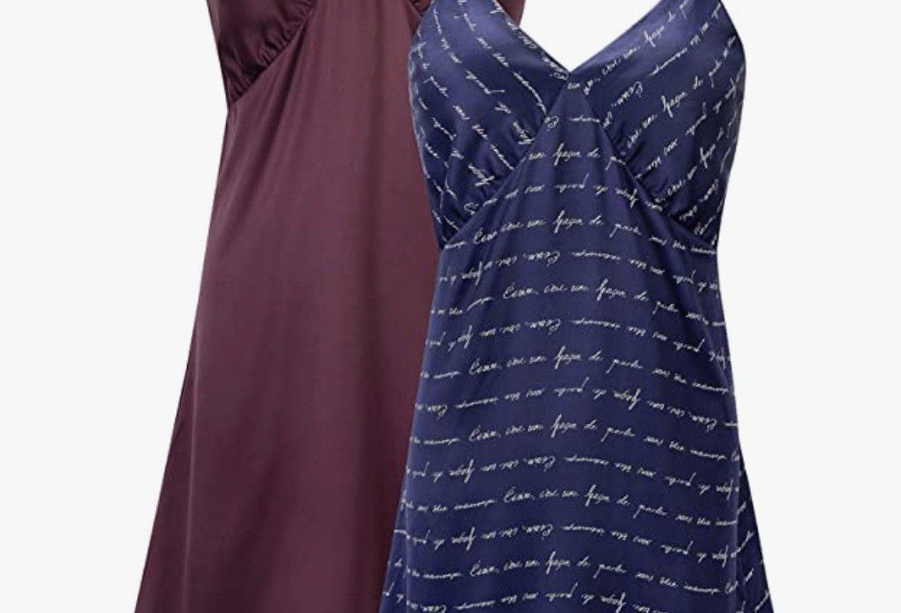 Satin Nightgowns – Set of 2 – Just $19.99 shipped!