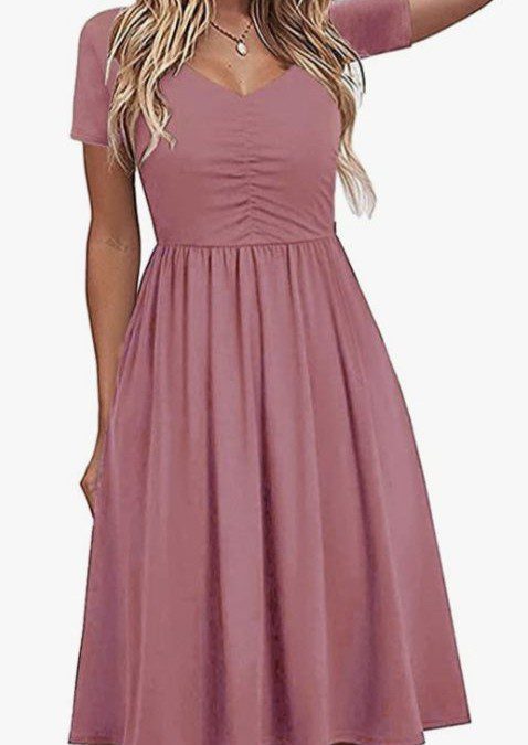 50% off V-Neck Summer dress – Just $12.49 shipped!