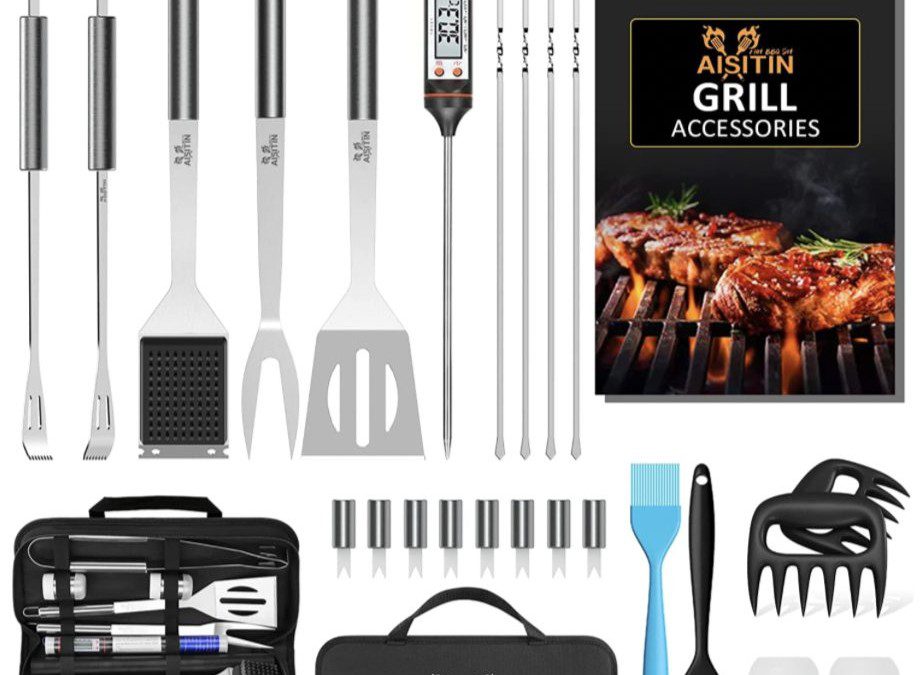 25 Piece Grilling Set – Under $20 shipped {Great Father’s Day Gift Idea!}
