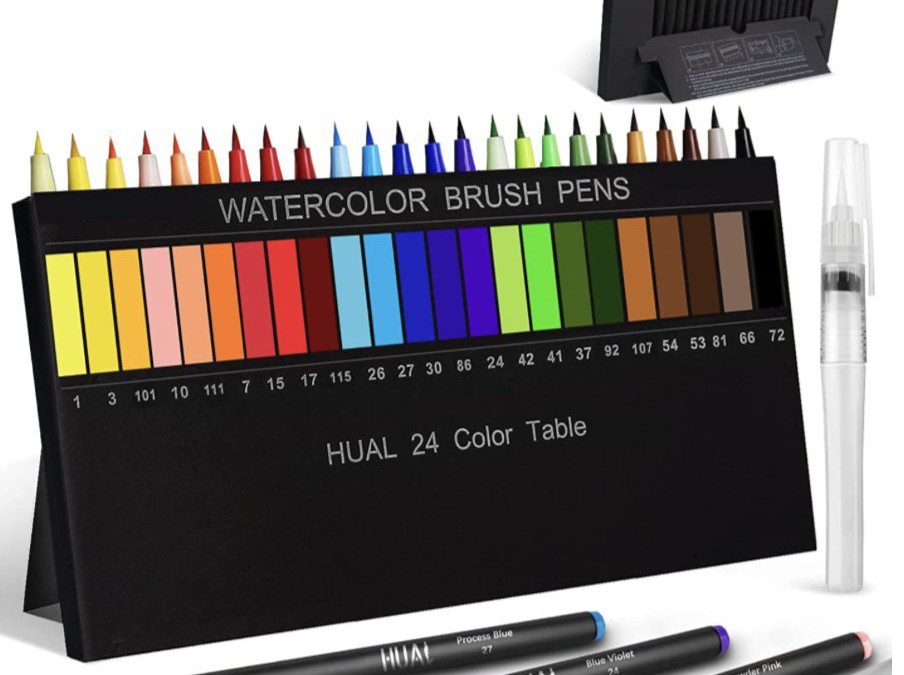 24 Watercolor Brush Pens – Just $10 shipped!