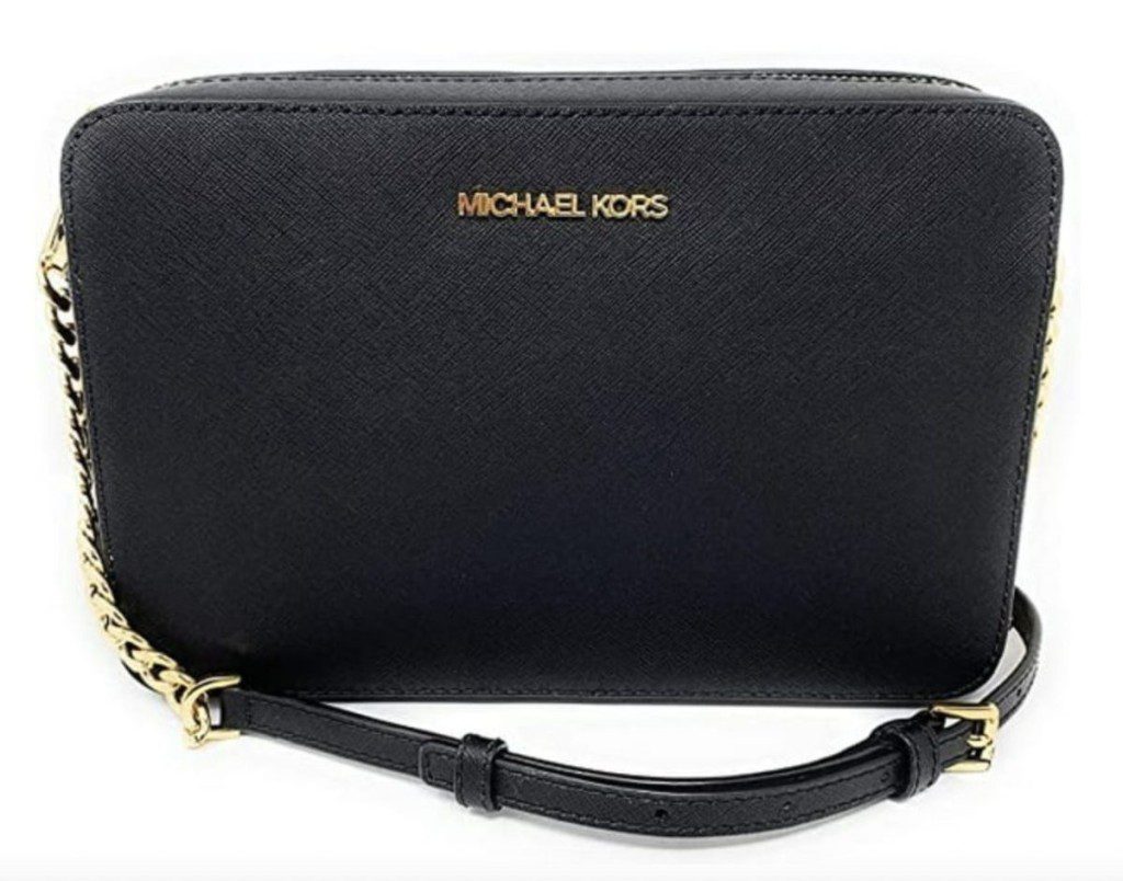 Michael Kors Jet Set Large East West Saffiano Leather Crossbody Bag