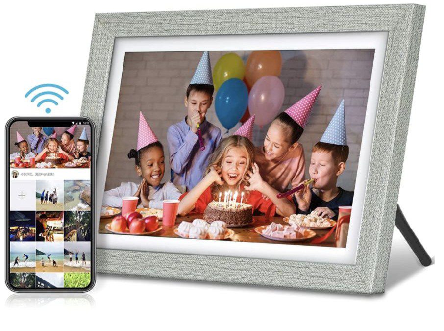 Digital Wifi Photo Frame with 10” Touch Screen  {Perfect Father’s Day Gift}
