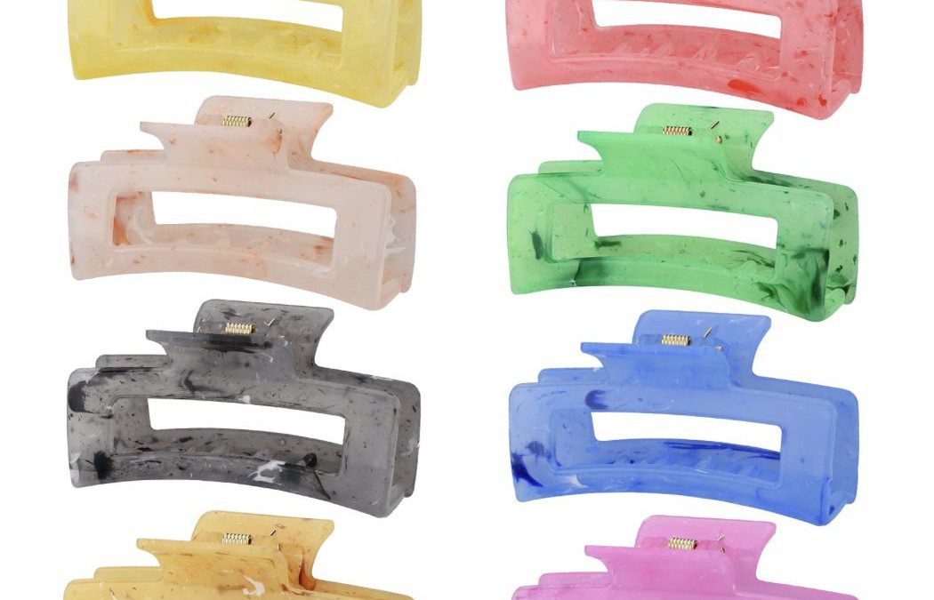 8 Piece set of Hair Claw Clips – $3.98 shipped