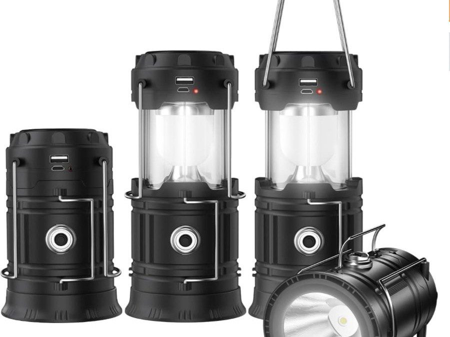 2 Pack Solar Powered Camping Lanterns – $16.49 shipped (Reg. $33)