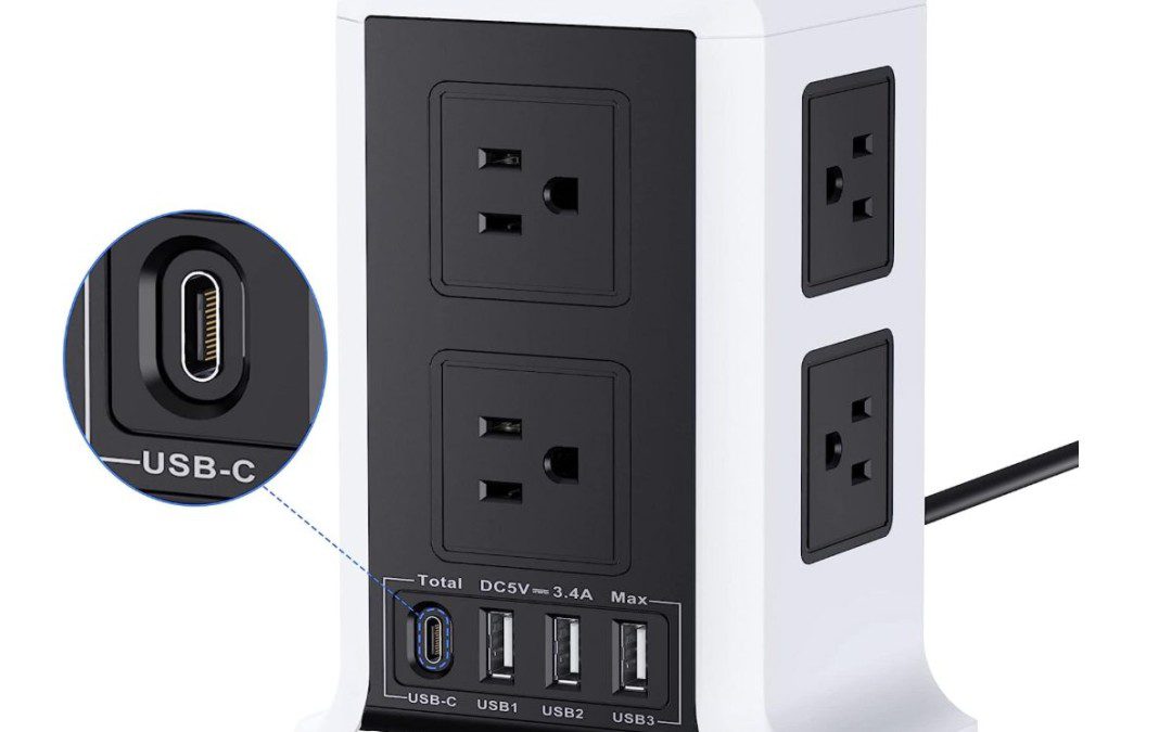 Power Strip Tower with USB ports – $14.99 (Reg. $25) {Great for Dorm Rooms!}