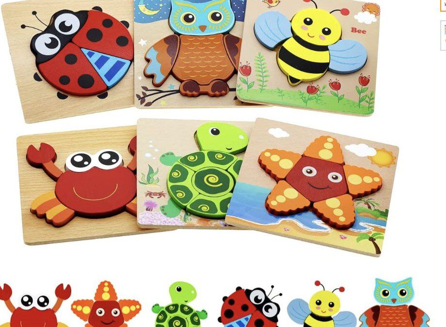 6 Animal Jig Saw Puzzles for Toddlers – $10.79 shipped