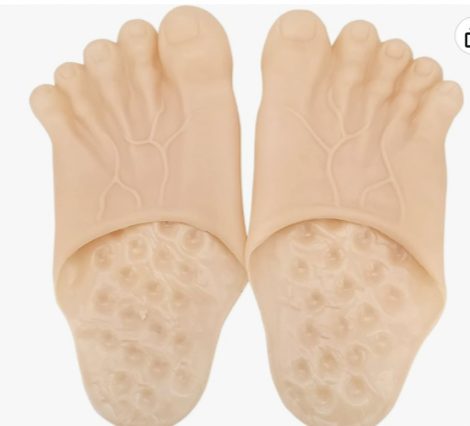 50% off Funny Feet Slippers – Just $8.99 shipped! {Great White Elephant Gift}
