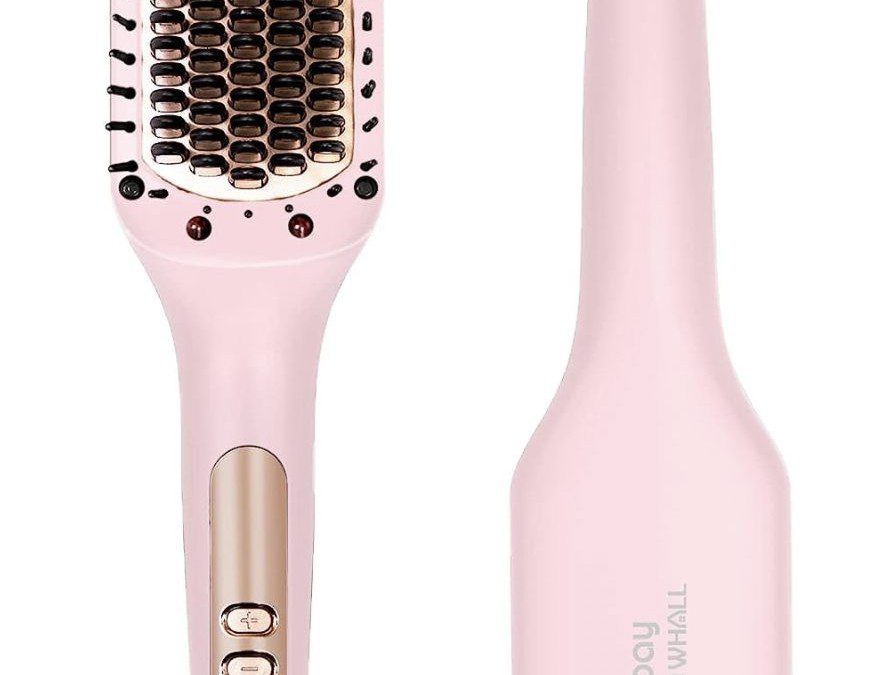 Over 80% off Hair Straightener Brush – Just 18.76 shipped!