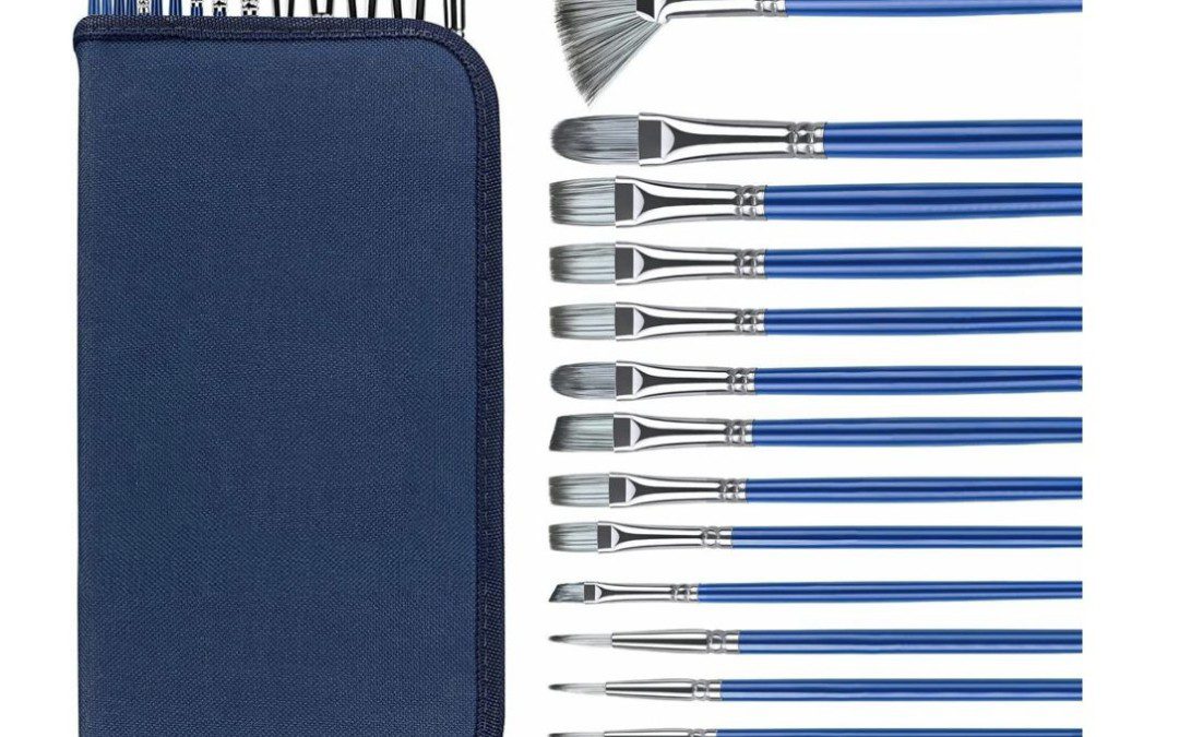 80% off Paint Brush Set of 15 sizes – Just $9 shipped!