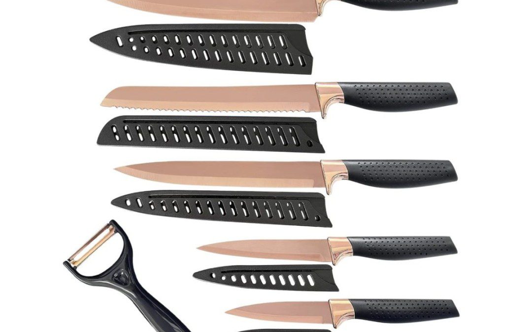 Black and Gold Kitchen Knives – $13.99 shipped (Reg. $40)