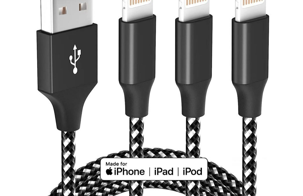 3 pack iPhone Charger Cables 10 ft. – Just $3.96 shipped!