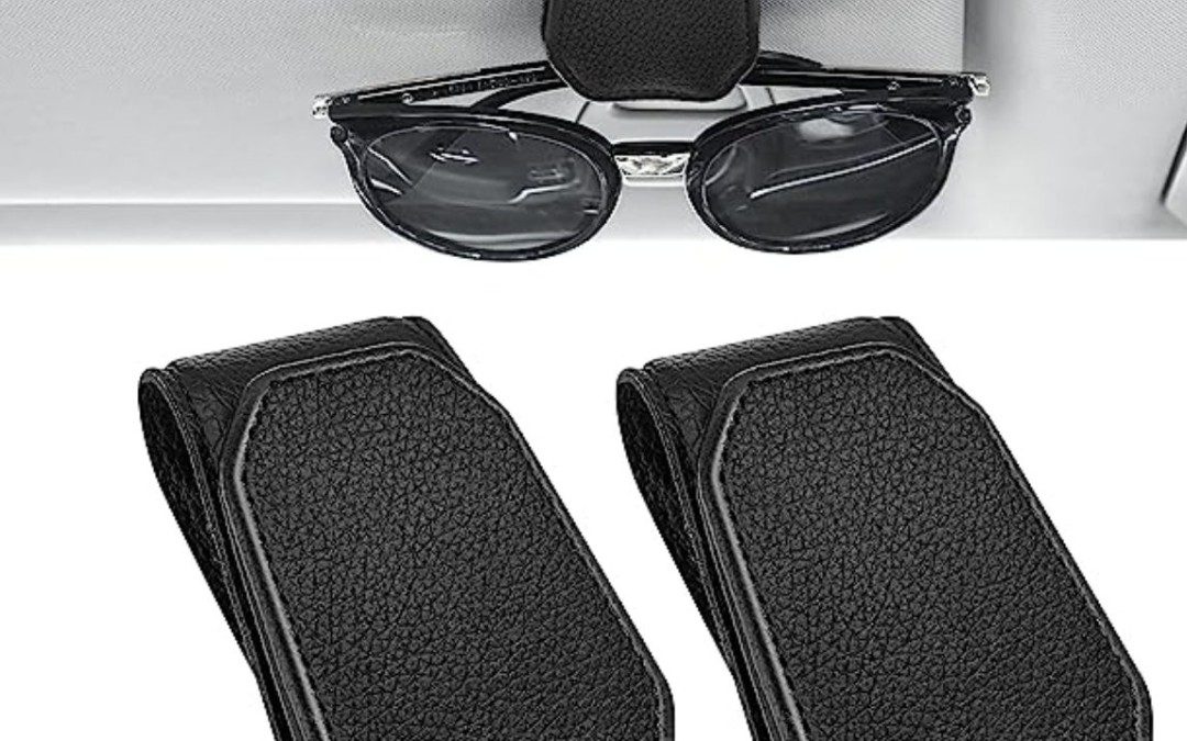 50% off 2 Pack of Sunglass Holders for Car Visor – $7.69 shipped!
