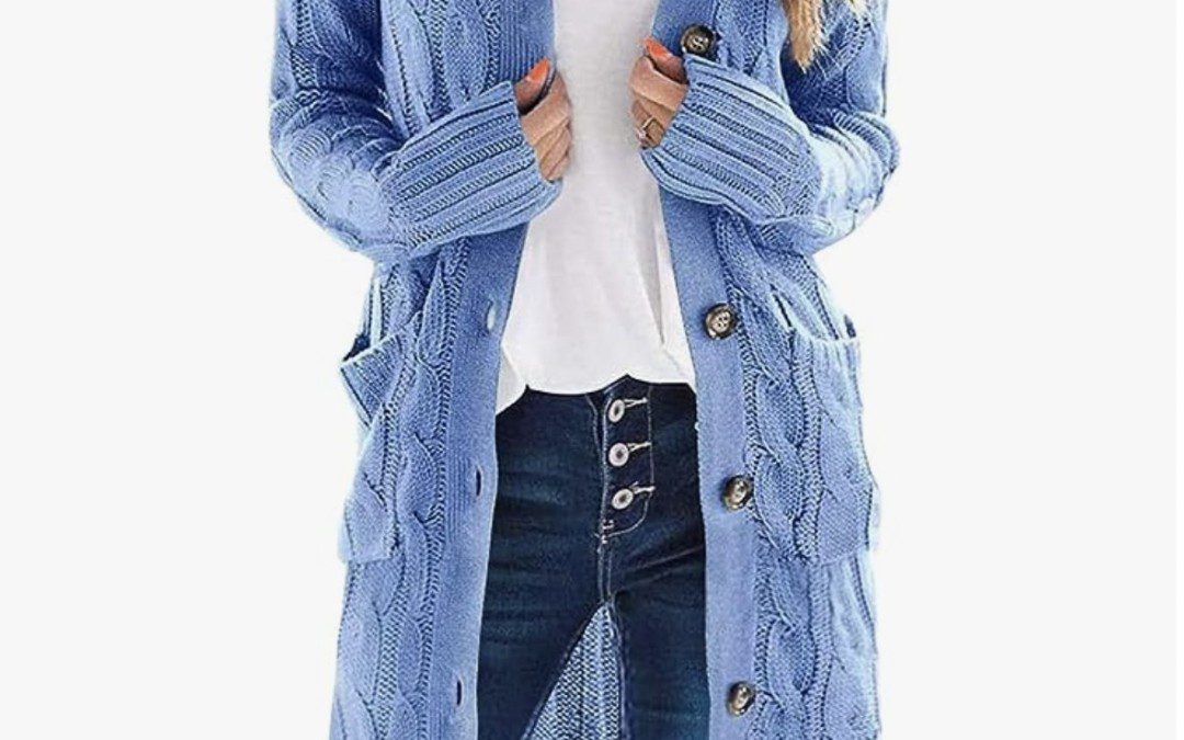 Long Sleeve Cable Knit Long Cardigan – Just $18.99 shipped! (Reg. $42)