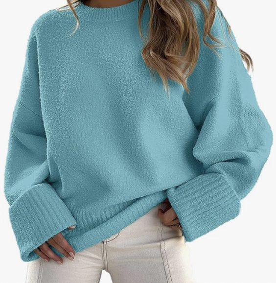 Crewneck Long Sleeve Knit Pullover – Just $13.64 shipped!