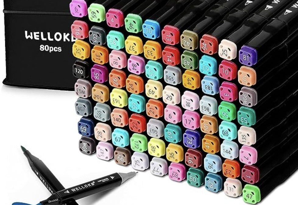 80 pack Dual Tip Markers – Just $14.49 shipped!