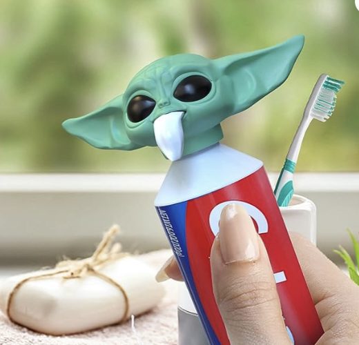 Star Wars Fans!  Baby Yoda or Groot Toothpaste Toppers – $3.99 – $4.99 shipped!