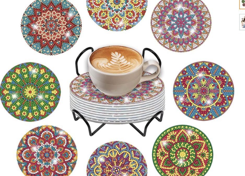 Diamond Painting Coaster Kit – Just $5.49 shipped!