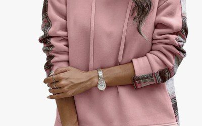 55% off Plaid Patchwork Hoodie – Just $11.99 shipped (Reg. $40)