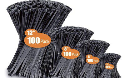 51% off 400 pack of Zip Ties in Assorted Sizes (4”+6”+8”+12”) – Just $5.84 shipped!