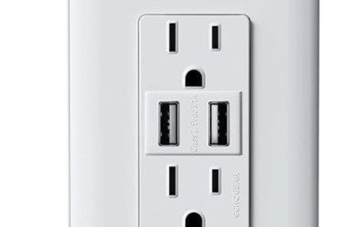 20% off USB Outlet – Power Outlet with 2 USB ports – Just $18.39 shipped!