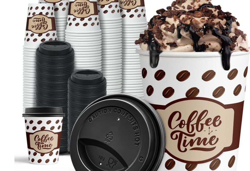 92 Pack 12” To Go Coffee Cups and Lids – $13.99 shipped!