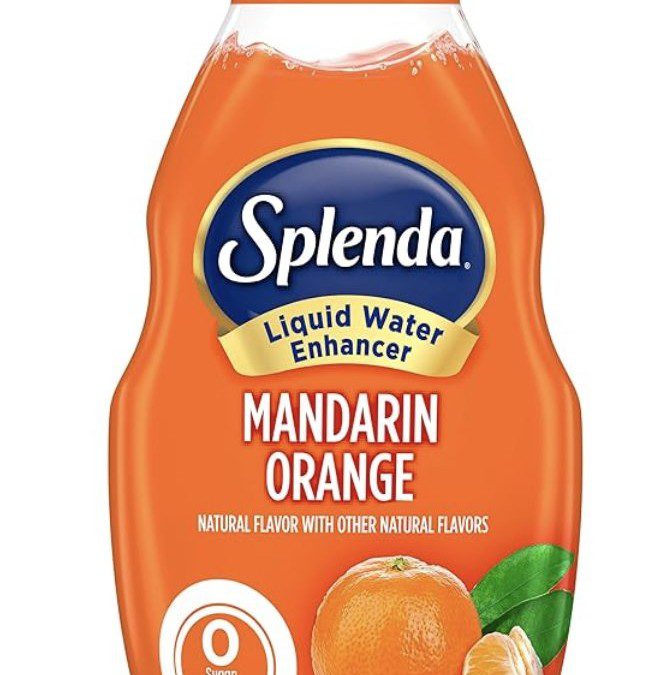 20% off Splenda Mandarin Orange Liquid Water Enhancer – Just $4.79 shipped!