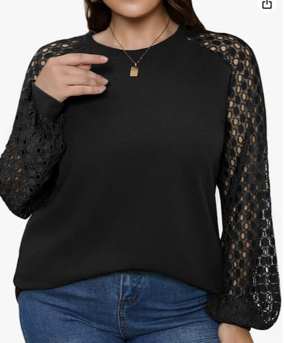 Plus Size Dressy Blouses Long and Short Sleeve - Just $12.99 {1X - 4X ...