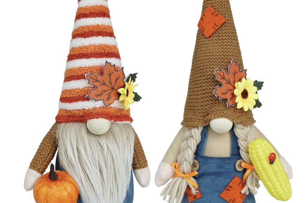 Fall Gnomes Set of 2 – Just $7.49 shipped!