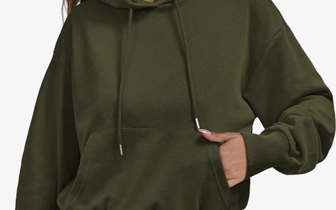 30% off Cropped Hoodie Sweatshirt – Just $19.39  (Reg. $32)