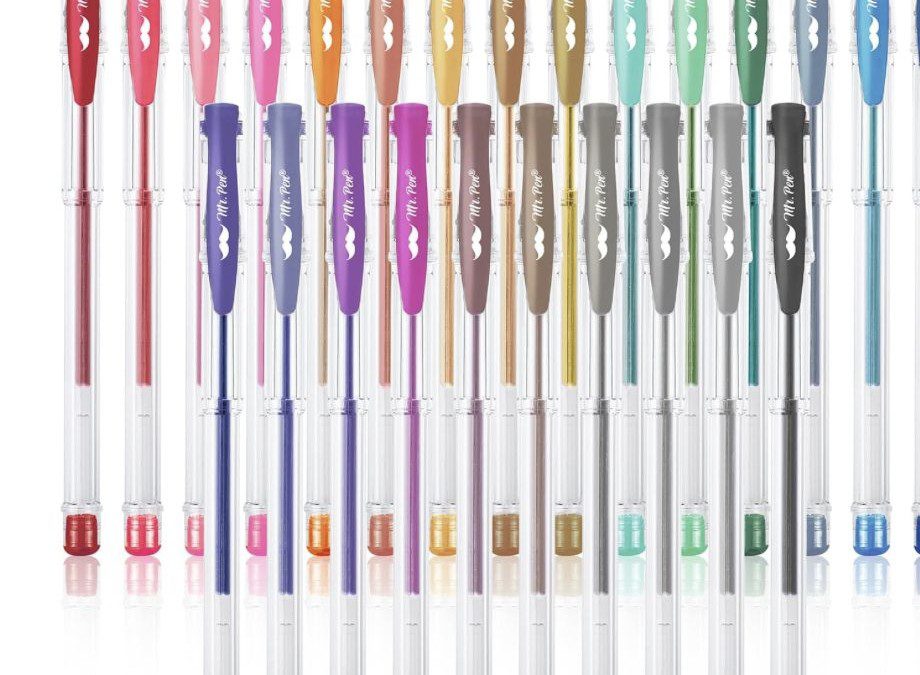 Mr. Pen  Metallic Gel Pens in 25 Unique Metallic Colors for just $6.99 shipped