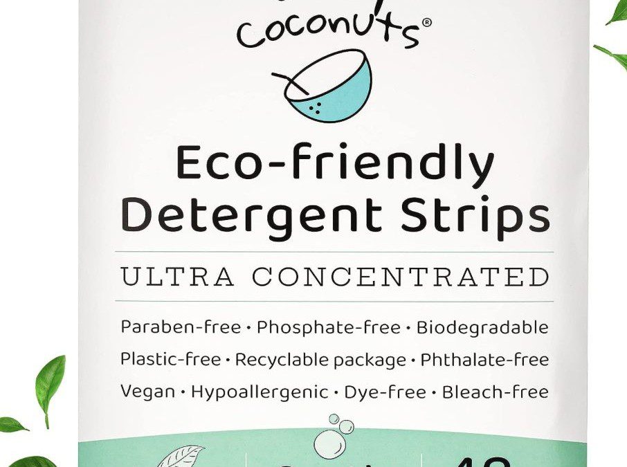 Eco Friendly Laundry Detergent Strips for just $15.95 shipped {Great for Travel and College Kids}
