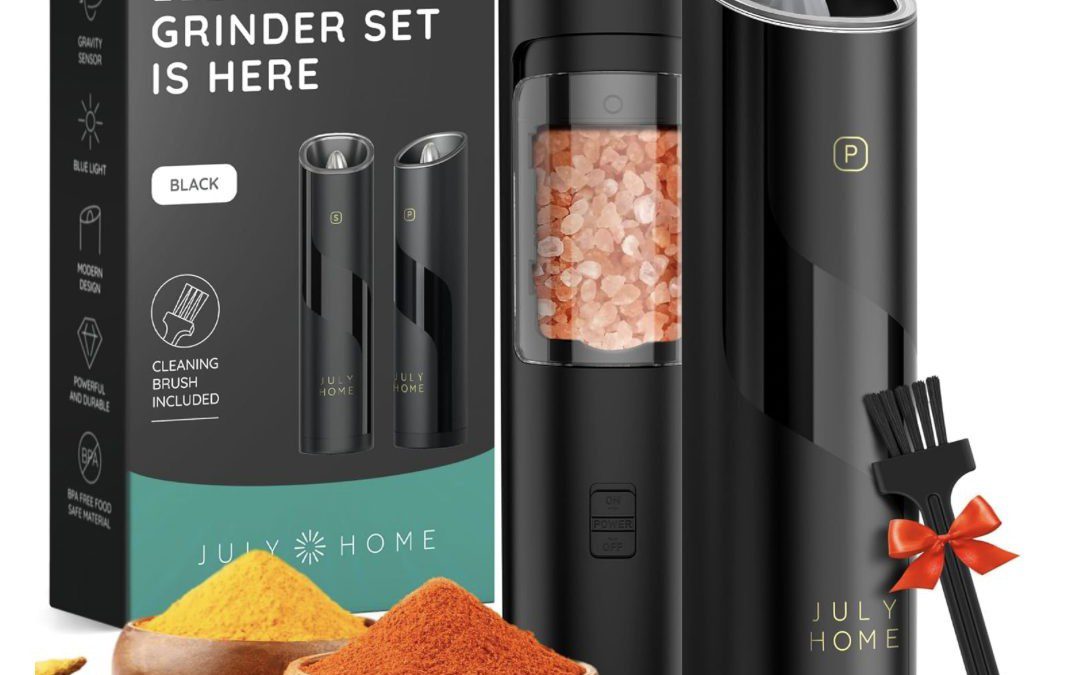 Gravity Electric Salt & Pepper Grinder Set just $16.97 shipped!