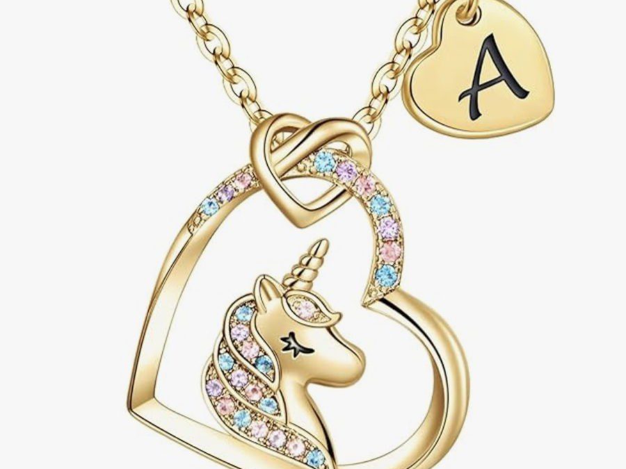 70% off Unicorn Initial Necklace for Girls – Just $5.70 shipped!