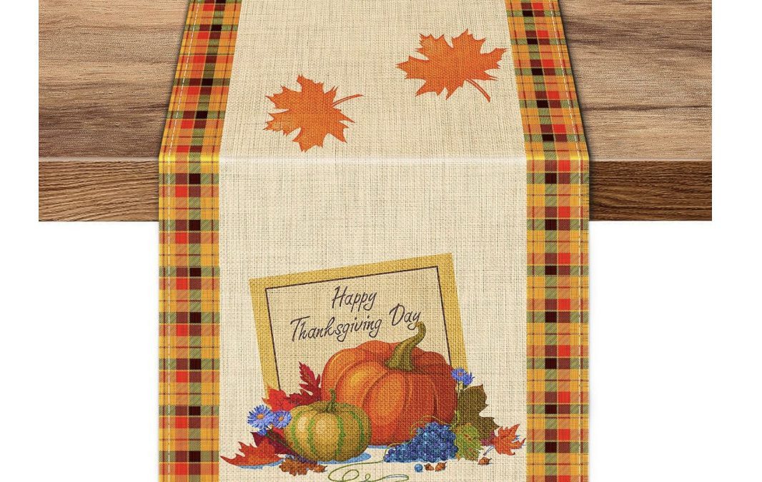 Thanksgiving Table Runner – 13 x 72 – Just $3.99 shipped!