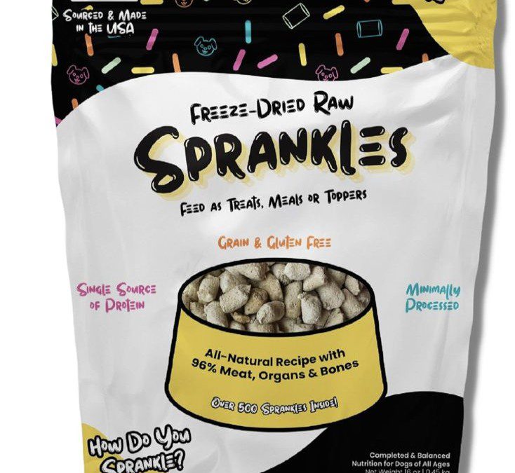 20% Sprankles Freeze Dried Raw Dog Food Toppers or Treaters – $23.96 shipped!